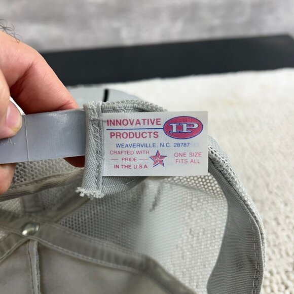 Vintage Weekend Warrior Mesh Snapback Trucker Hat OSFA Workwear Sakrete Grey Cap - Picture 7 of 11